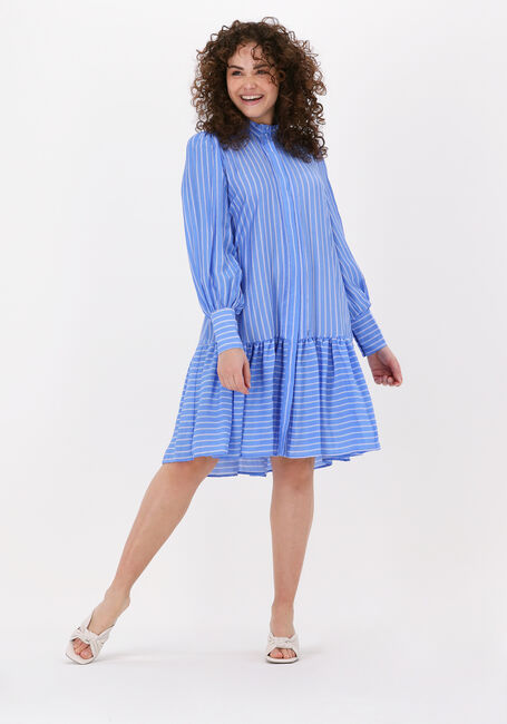 Blauwe BRUUNS BAZAAR Mini jurk AMARA DELIAH DRESS - large