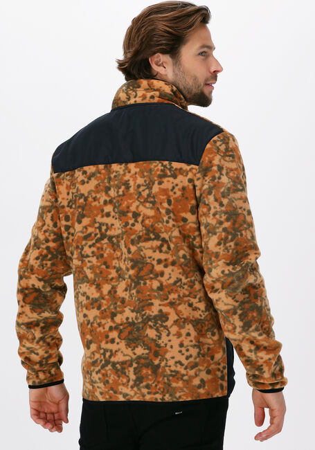 LYLE & SCOTT Gilet EARTH PRINT FLEECE en beige - large
