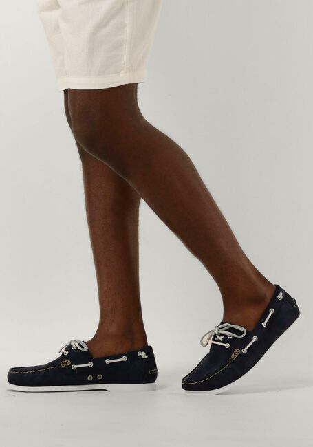 POLO RALPH LAUREN MERTON BOAT Mocassins en bleu - large