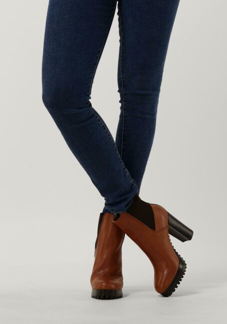 TOMMY JEANS ESSENTIALS HIGH HEEL BOOT Bottines en cognac - large