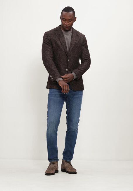 GENTILUOMO Pull ROUND LS en taupe - large
