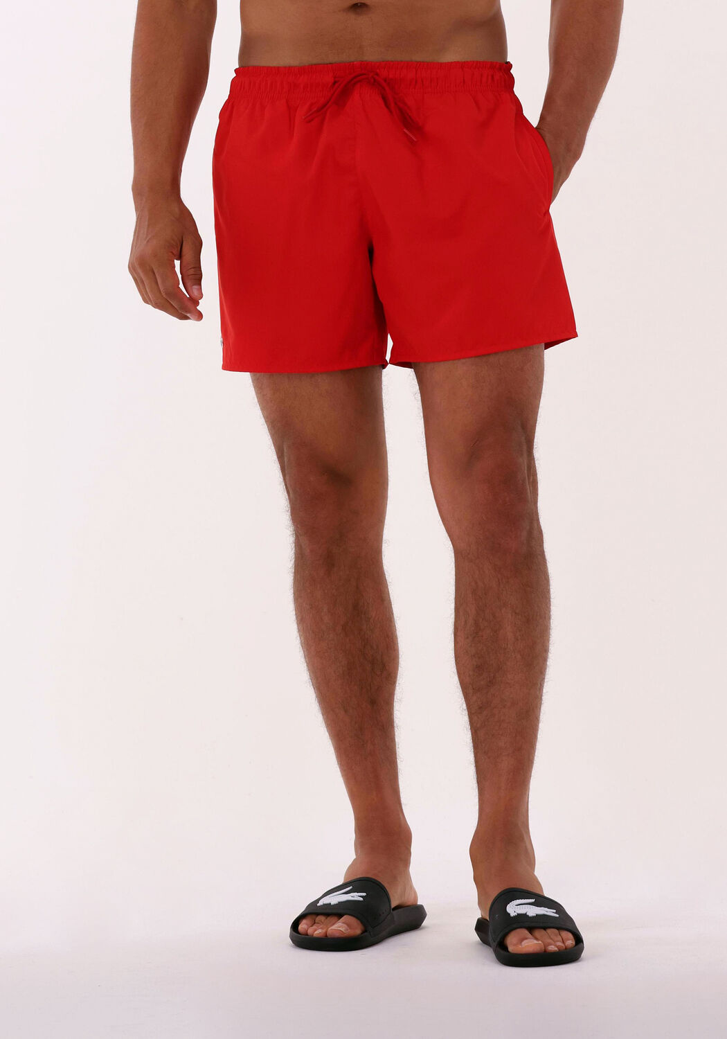 Short de bain lacoste rouge outlet