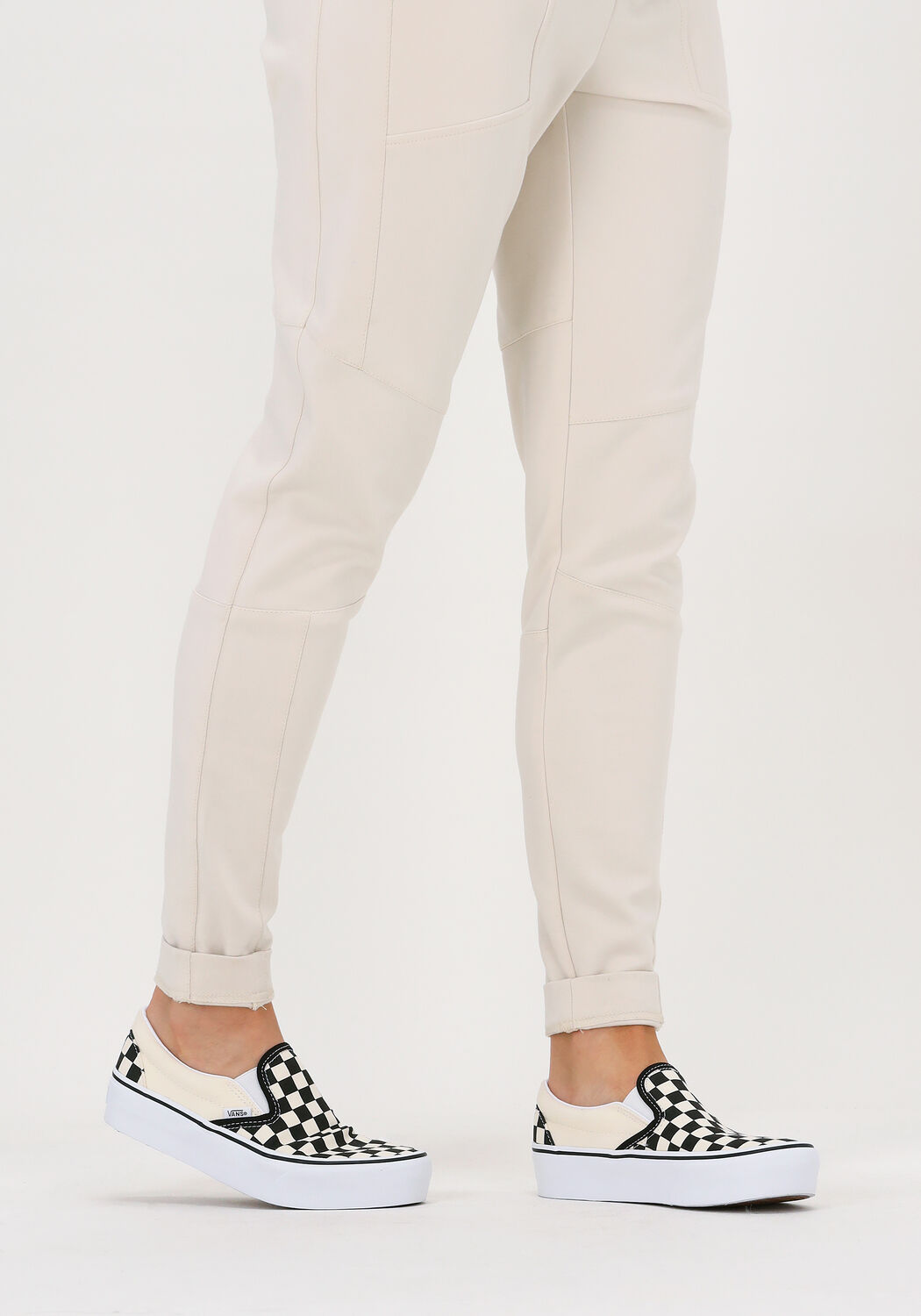 VANS Slip-on baskets CLASSIC SLIP ON PLATFORM en blanc - large