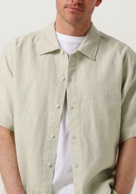 WOODBIRD Chemise décontracté WBBANKS LINEN SHIRT Menthe - large