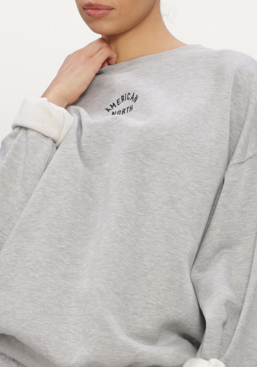 Grijze PENN & INK Sweater SWEATER PRINT - large