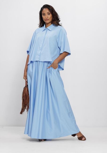 EST'SEVEN Jupe maxi AYLIN SKIRT Bleu clair - large