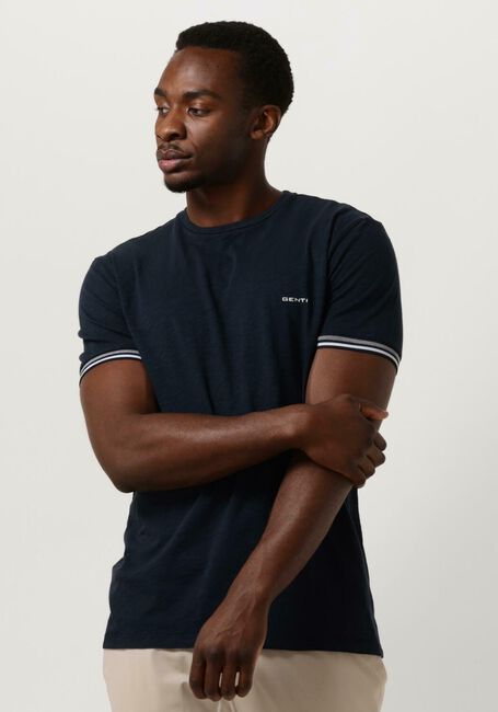 GENTI T-shirt J9037-1222 Bleu foncé - large