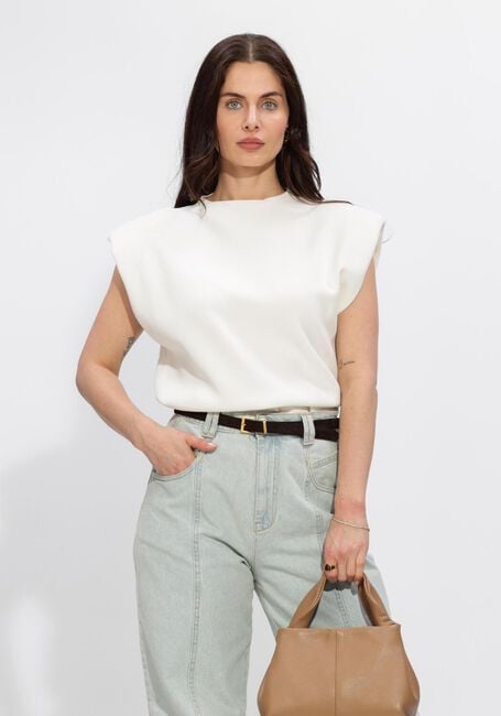 MINUS Pull MSFAUNA KNIT VEST Cr&egrave;me - large