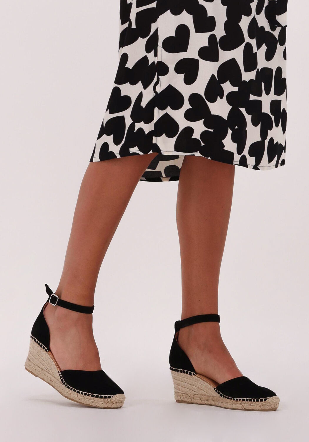 Espadrille zwart sale