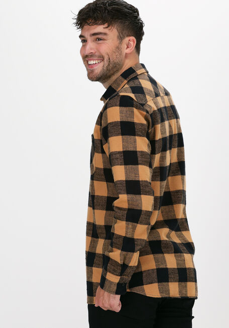 EDWIN Chemise décontracté LABOUR SHIRT LS en camel - large