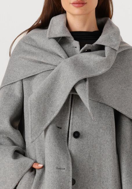 EDITED Manteau ALEA WOOL COAT en gris - large