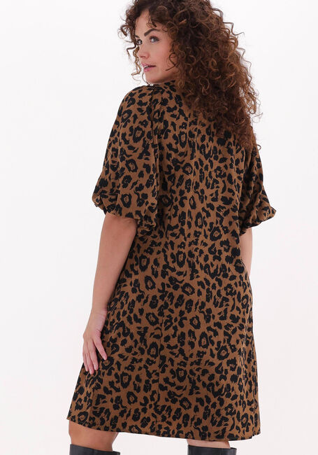 CO'COUTURE Mini robe SAVANNAH ANIMAL DRESS en marron - large