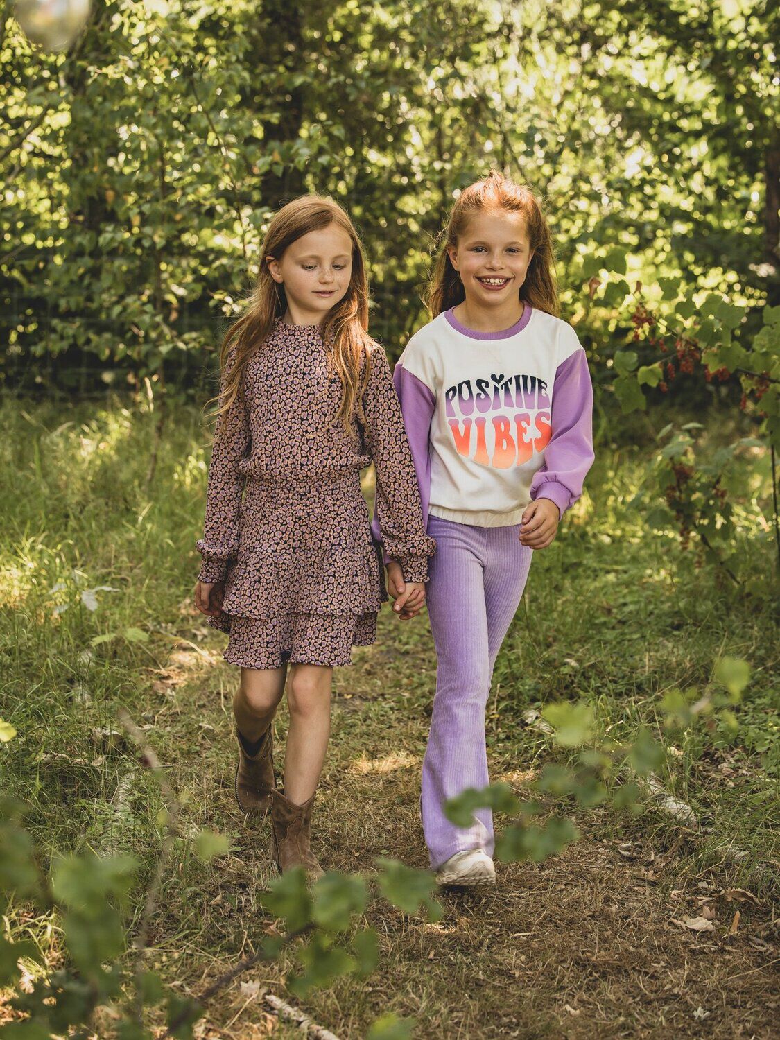 LOOXS Little Mini robe 2601-7817-897 Lilas - large