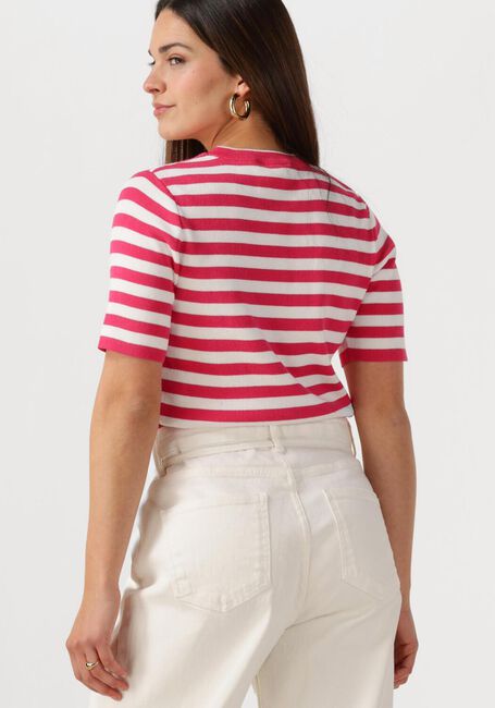 OBJECT T-shirt OBJESTER S/S NEW KNIT PULLOVER en rose - large