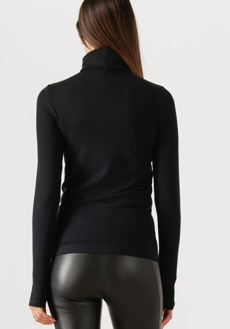 WOLFORD Haut AURORA TOP LONG SLEEVE en noir - large