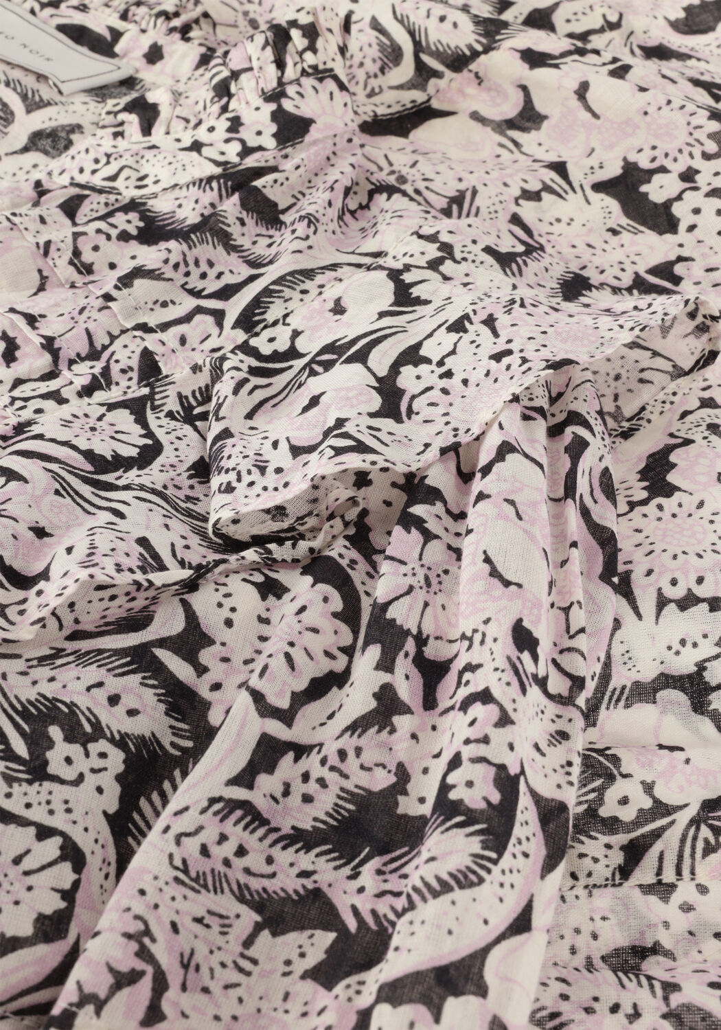 Zwarte NEO NOIR  HAMA SWEET FLORAL BLOUSE - large