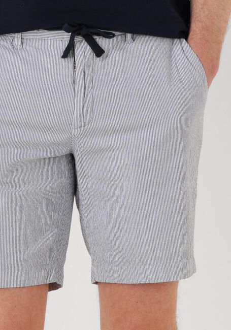 DSTREZZED Pantalon courte LANCASTER STRIPE SHORTS en bleu - large