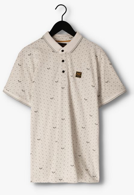PME LEGEND Polo SHORT SLEEVE POLO FINE PIQUE ALL OVER PRINT Blanc - large