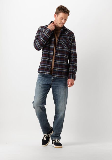 Bruine ANERKJENDT Coltrui AKNICO SOLID ROLL NECK LAMBSWOOL - large