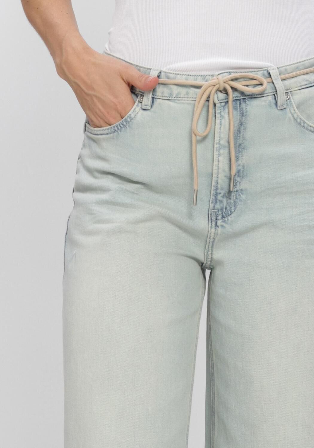 Blauwe CIRCLE OF TRUST Wide jeans JONA DNM - large