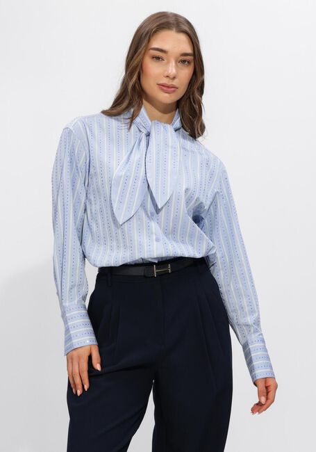 Blauwe DANTE6  ANUBI STRIPE SHIRT - large