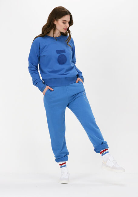 Blauwe 10DAYS Sweater SWEATER TERRY - large