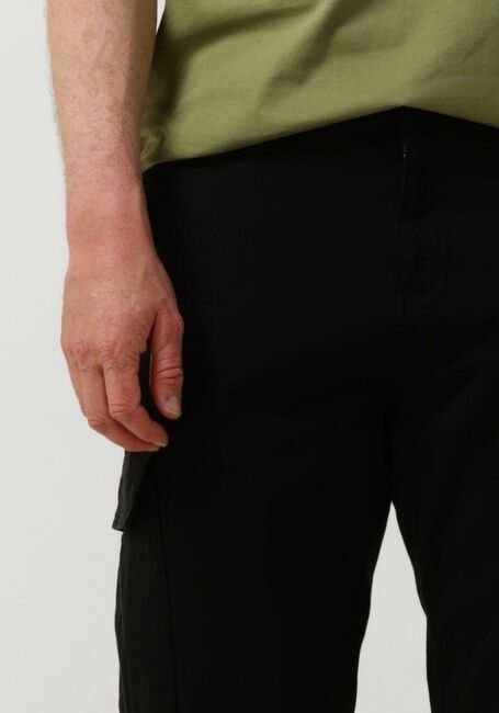 PURE PATH Pantalon cargo GARMENT DYE CARGO PANTS en noir - large