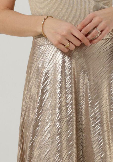 ACCESS Jupe maxi TEXTURED METALLIC EFFECT MAXI SKIRT en bronze - large