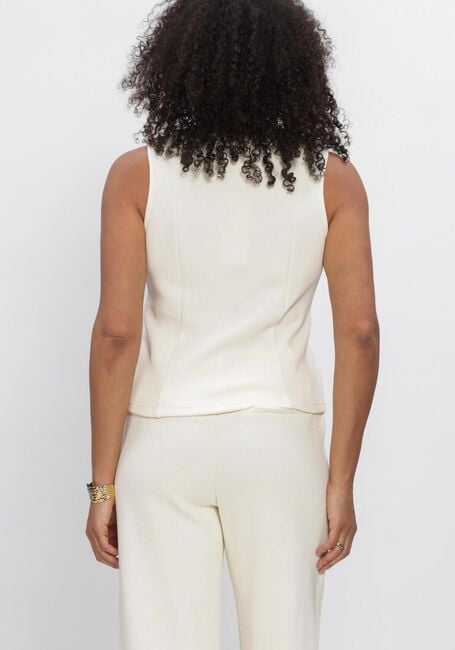 OBJECT Gilet OBJNOELLA S/L WAISTCOAT E VIP 26 en blanc - large