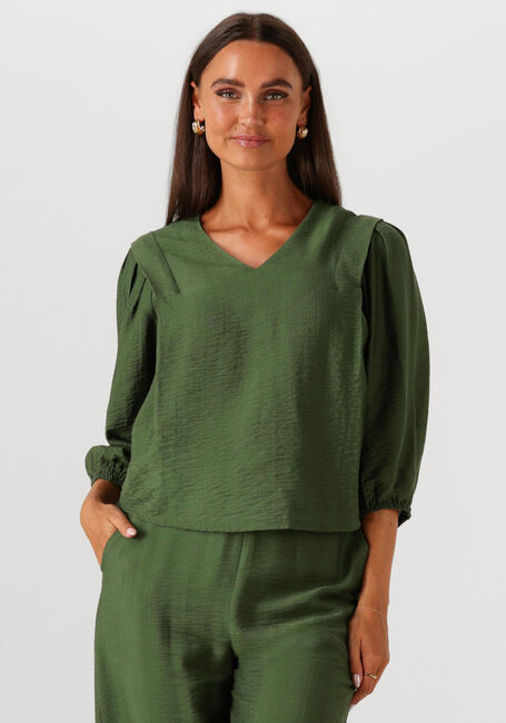 MINUS SERIA V-NECK BLOUSE Blouses en vert - large
