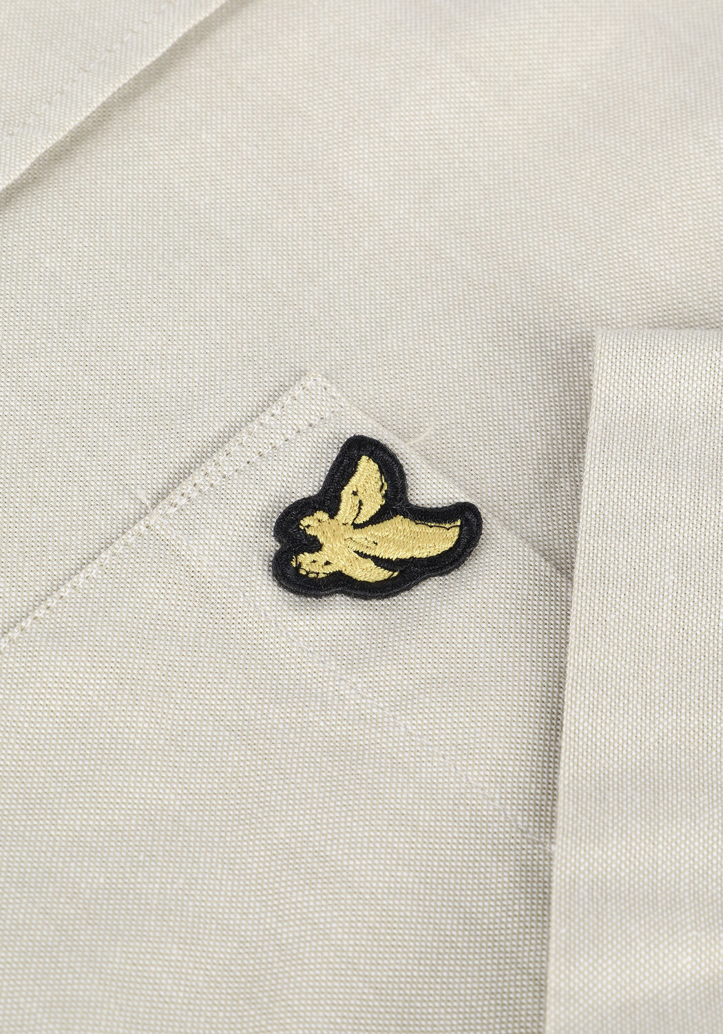 Olijf LYLE & SCOTT Casual overhemd SS OXFORD SHIRT - large