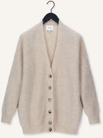 SECOND FEMALE Gilet GRETHE KNIT CARDIGAN Crème SECOND FEMALE Gilet GRETHE KNIT CARDIGAN Crème - medium