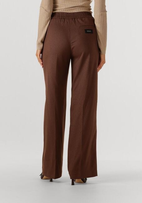 LIU JO Pantalon large PANT ELASTIC FLARE en marron - large