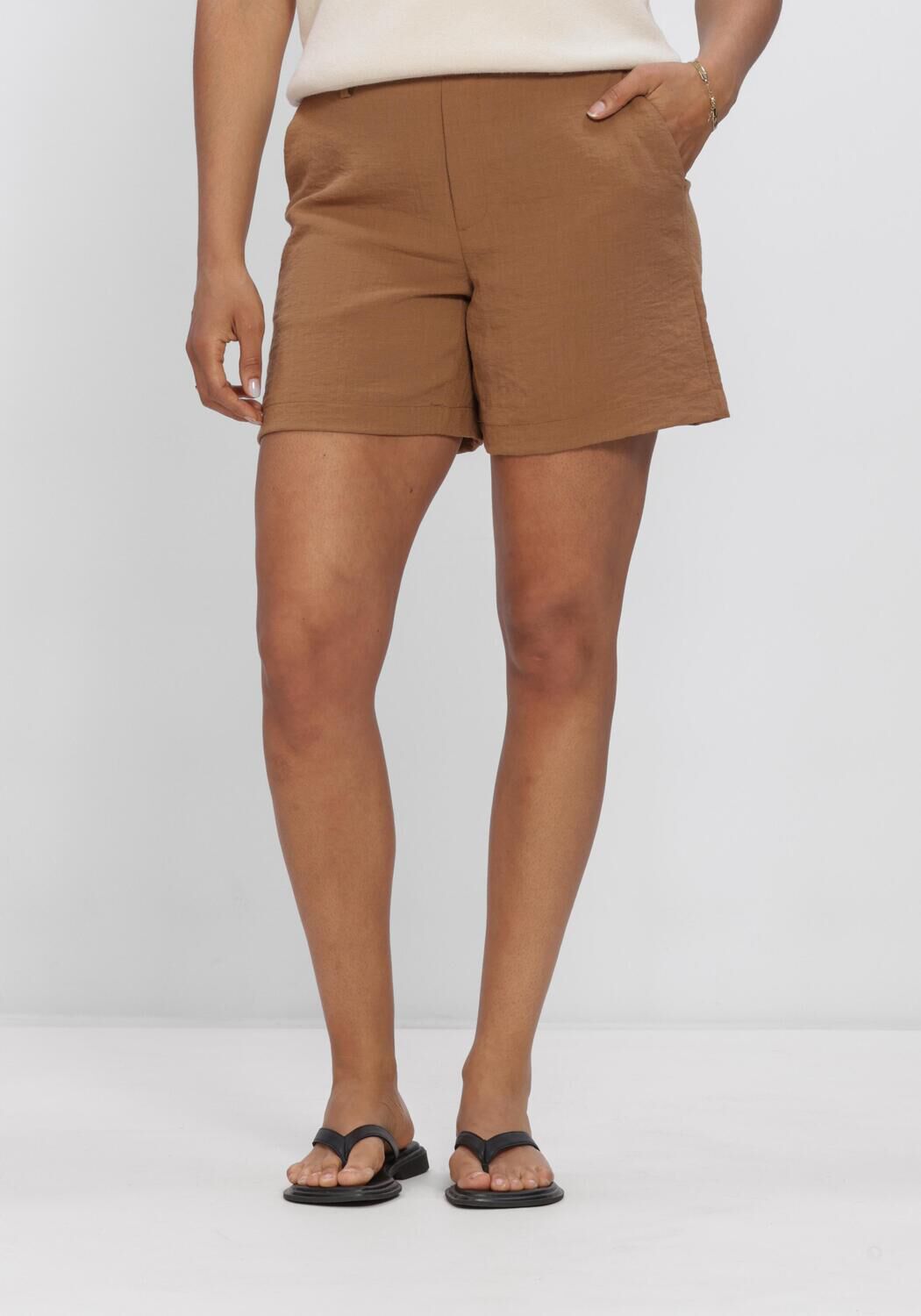 Bruine OBJECT Korte broek OBJRINI LISA MW RE SHORTS 145 ND - large