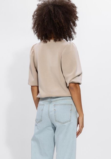 SELECTED WOMEN Pull SLFTENNY 3/4 SWEAT TOP en beige - large