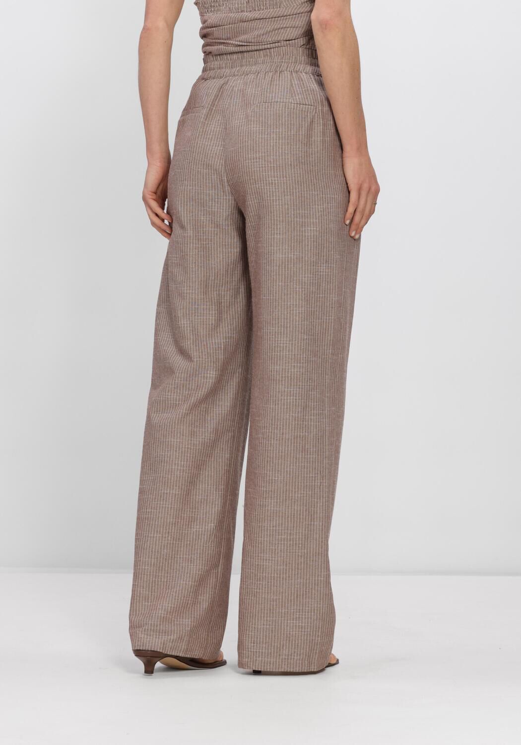 CO'COUTURE Pantalon large JIHOCC STRIPE LL PANT Sable - large