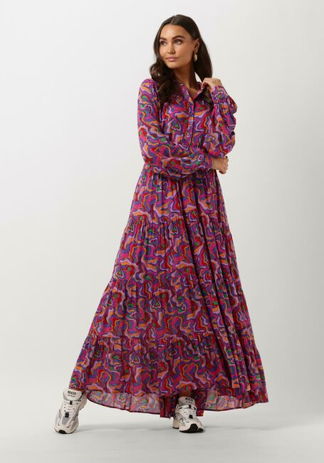 Paarse HARPER & YVE Maxi jurk MAX-DR LONG - large