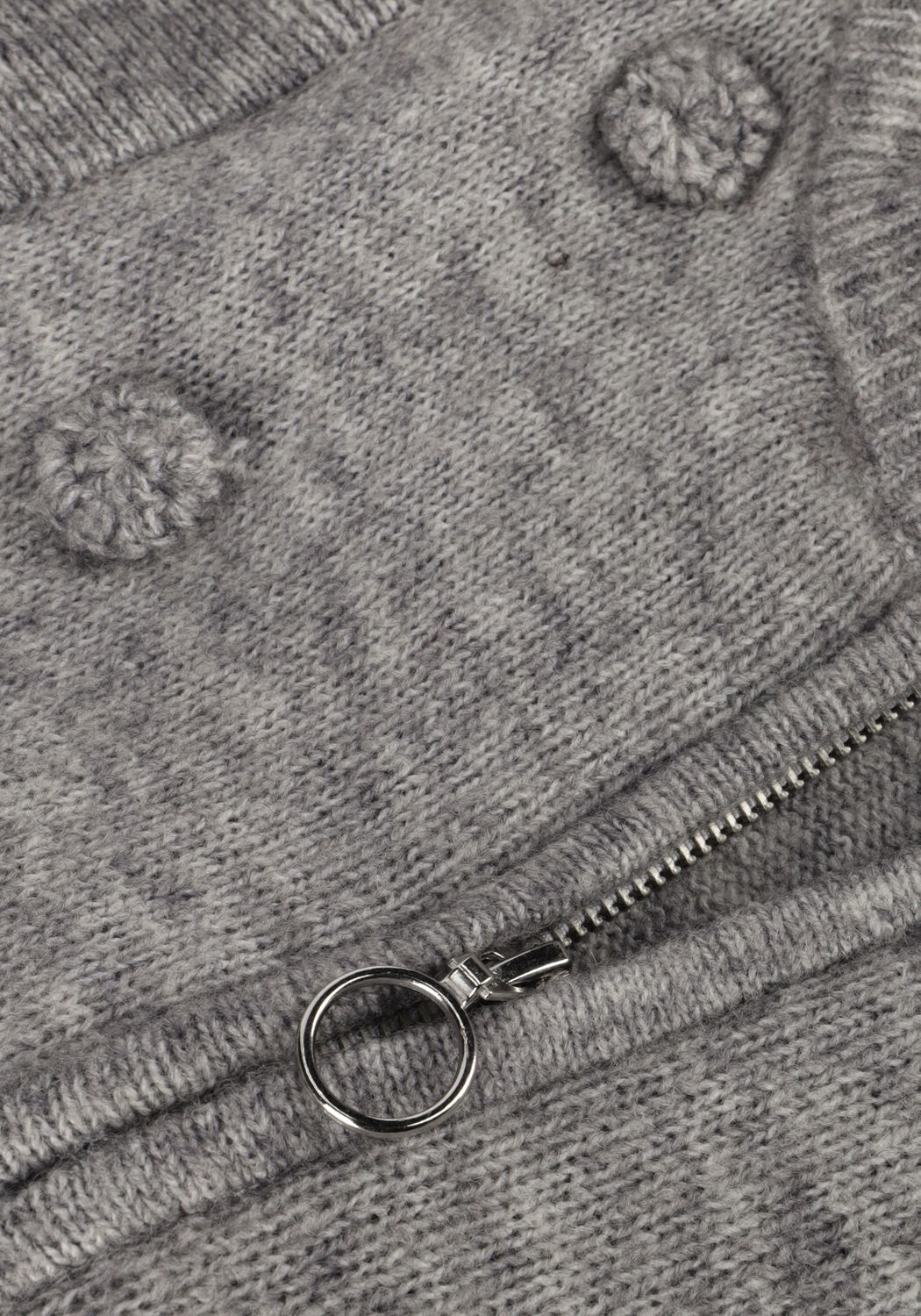 Grijze LOLLYS LAUNDRY Vest NOVIALL CARDIGAN LS - large