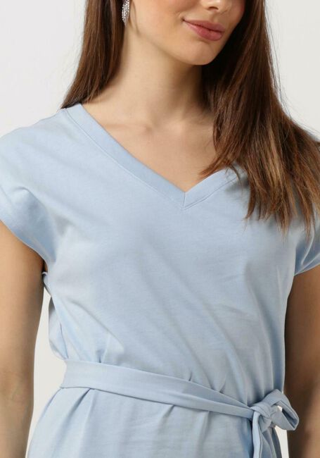 SELECTED WOMEN Robe midi SLFESSENTIAL SL V-NECK ANKLE DRESS NOOS Bleu clair - large