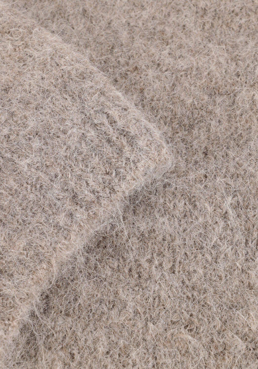 SELECTED WOMEN Pull SLFGABELLA LS KNIT O-NECK CAMP en gris - large