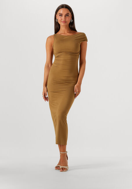 EDITED Robe midi ROBINIA DRESS Kaki - large