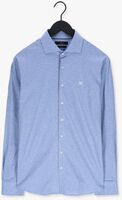 Lichtblauwe VANGUARD Casual overhemd LONG SLEEVE SHIRT CF PIQUE MELANGE SOFT