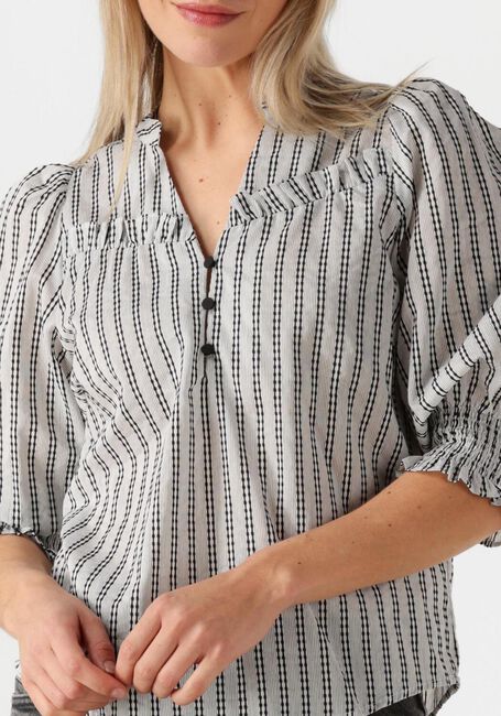Witte CO'COUTURE  NORACC FRILL SS BLOUSE - large