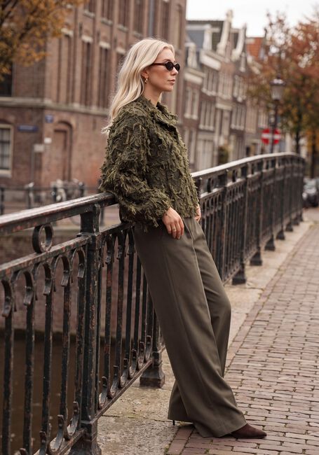Groene COPENHAGEN MUSE Trui CMJANY-JACKET - large
