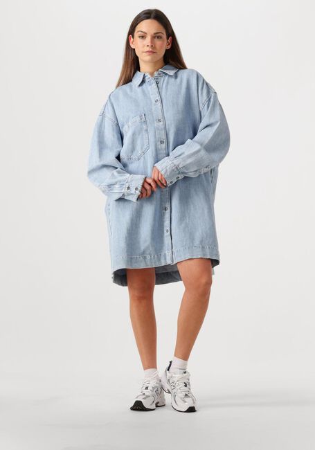 7 FOR ALL MANKIND Mini robe OVERSHIRT DRESS en bleu - large
