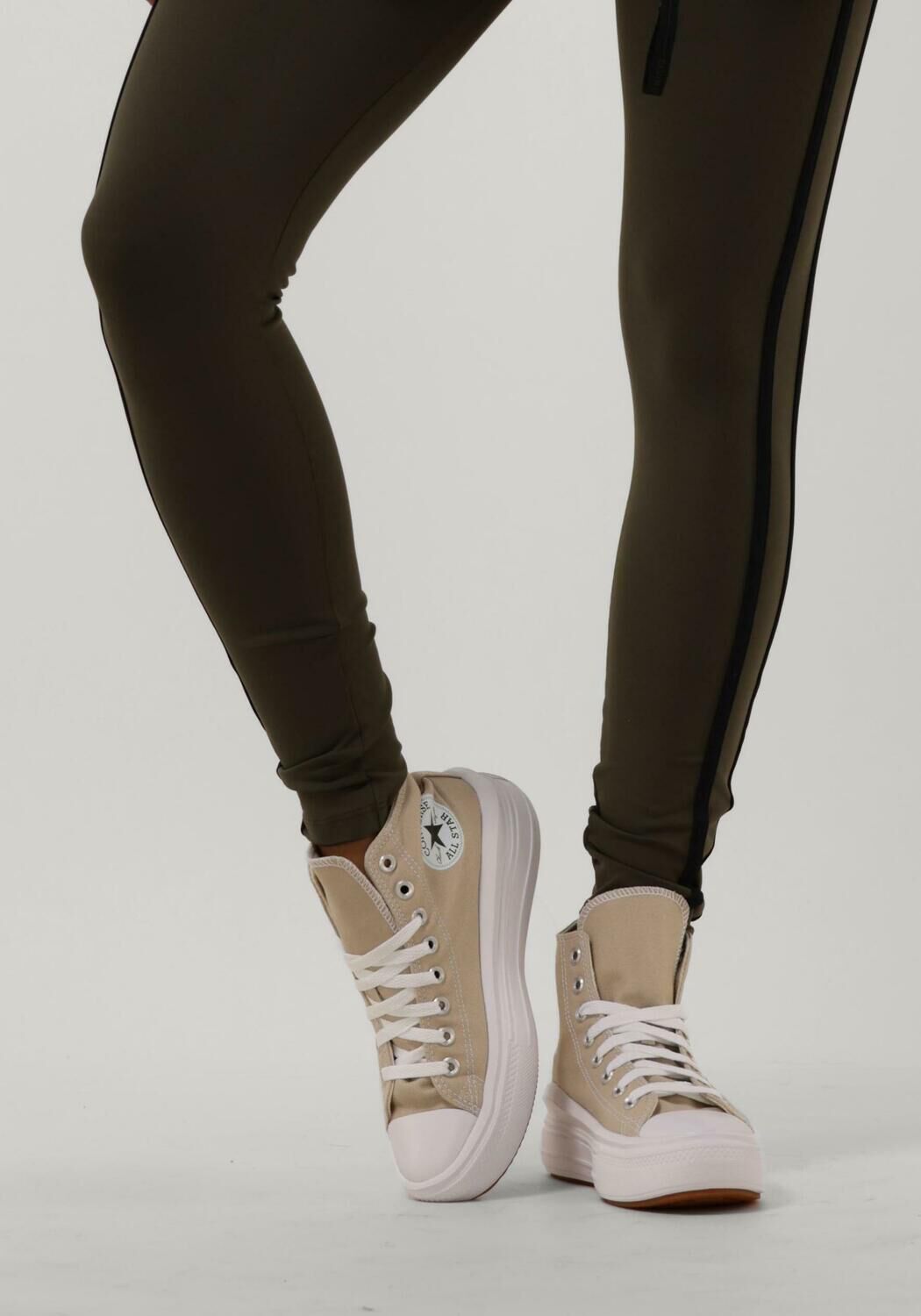 Beige CONVERSE Hoge sneaker CHUCK TAYLOR ALL STAR MOVE PLATFORM DAMES Omoda