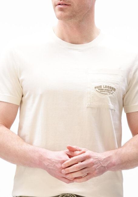 PME LEGEND T-shirt PLAY HEAVY JERSEY POCKET en beige - large