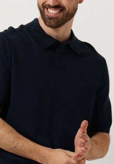 Donkerblauwe BOSS ORANGE Polo ASAC_P - large