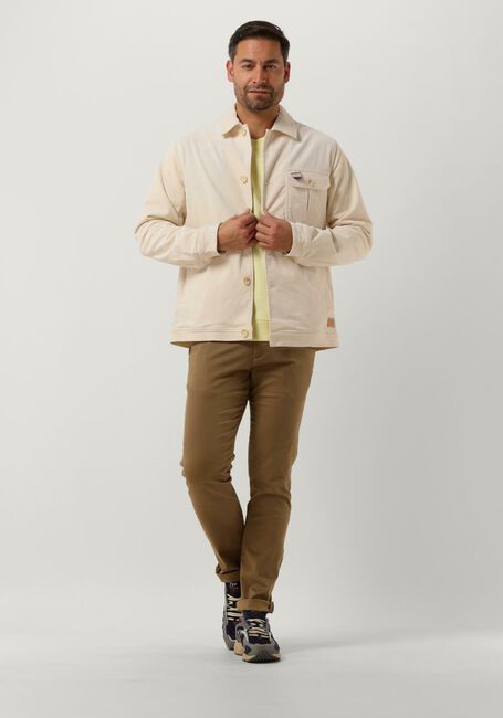 SCOTCH & SODA Chandail UNISEX CREWNECK SWEATSHIRT IN ORGANIC COTTON en jaune - large