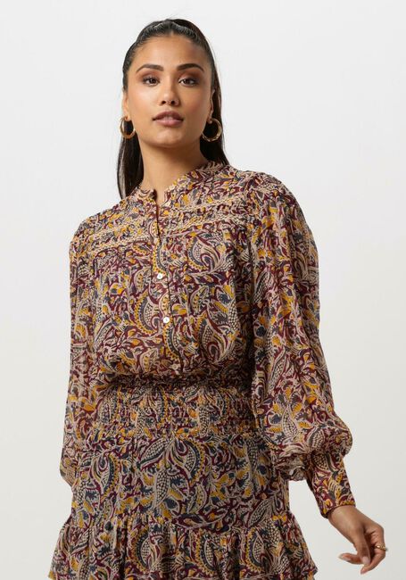 AAIKO DAIMY ORIENTAL VIS 520 Blouses en marron - large